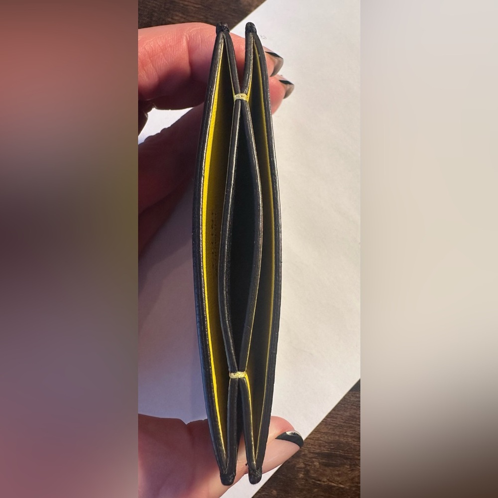Celine Textured Black Card Holder - Picture 4 of 4